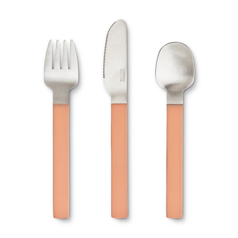 Liewood Kinder Besteck Set Colin aus Edelstahl Tuscany Rose bei Yay Kids