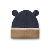 Liewood Kinder Strickmütze Gina Midnight navy / oat mix bei Yay Kids