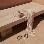 Liewood Badetuch gestreift Garden Green/ Creme de la Creme bei Yay Kids