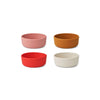 Silicone Bowls 4 Pack Iggy Dusty raspberry multi mix