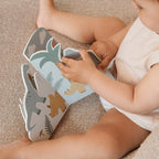 Liewood Jade Special Shape Book Vehicles/ Dove Blue bei Yay Kids