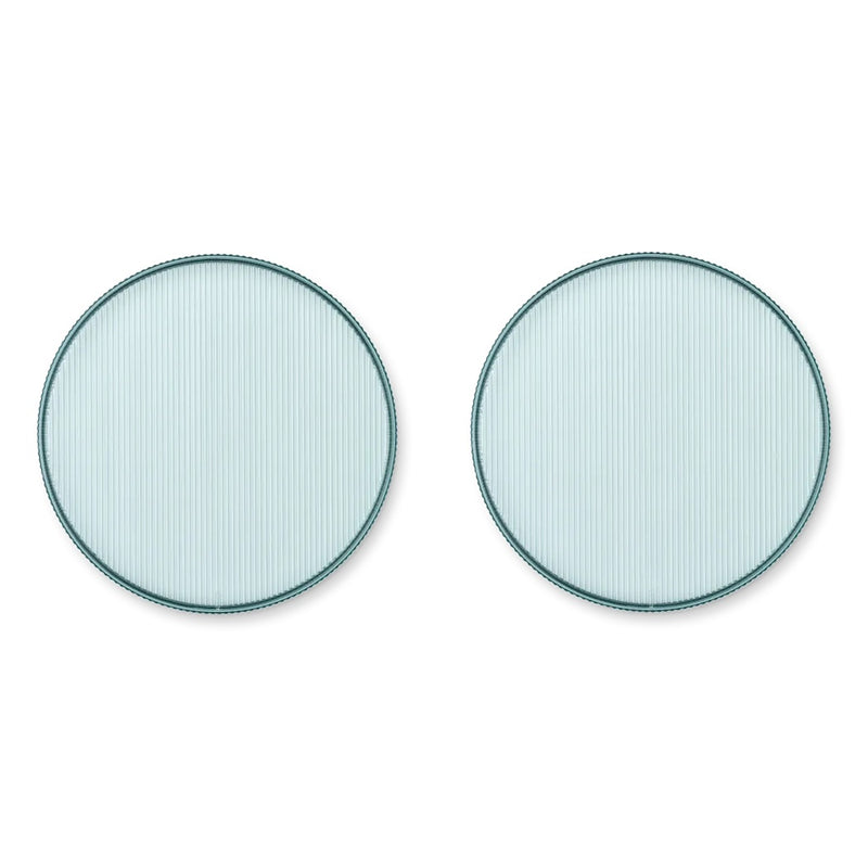 Liewood Kinder Teller aus Tritan 2er Pack Sea Blue bei Yay Kids