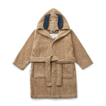 Organic Bathrobe Lily Dog / Oat mix