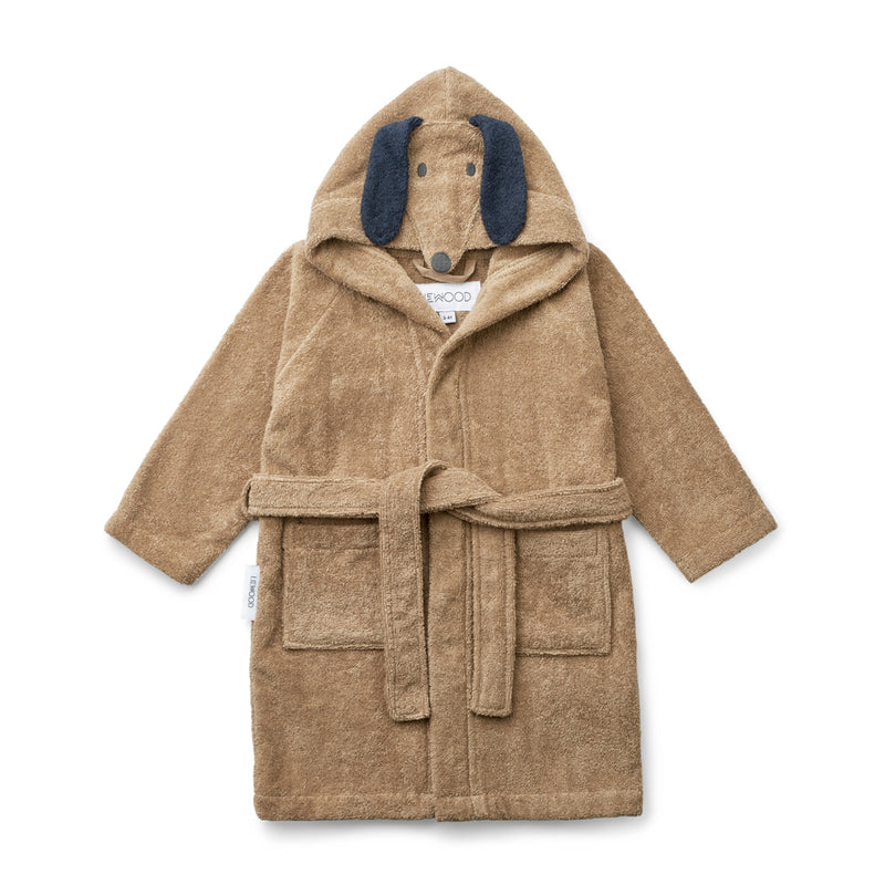 Organic Bathrobe Lily Dog / Oat mix
