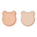 Liewood Silikon Teller Marty 2-Pack Rose mix bei Yay Kids