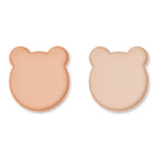 Liewood Silikon Teller Marty 2-Pack Rose mix bei Yay Kids