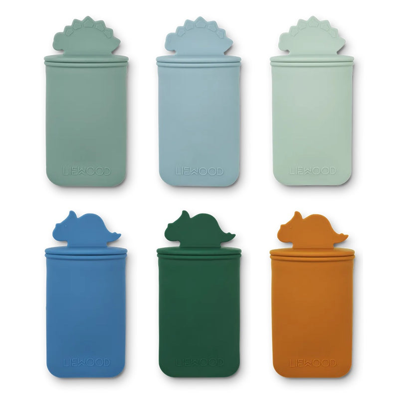 Liewood Mini Eis Pops 6-Pack Malik Dino/ Peppermint Multi mix bei Yay Kids