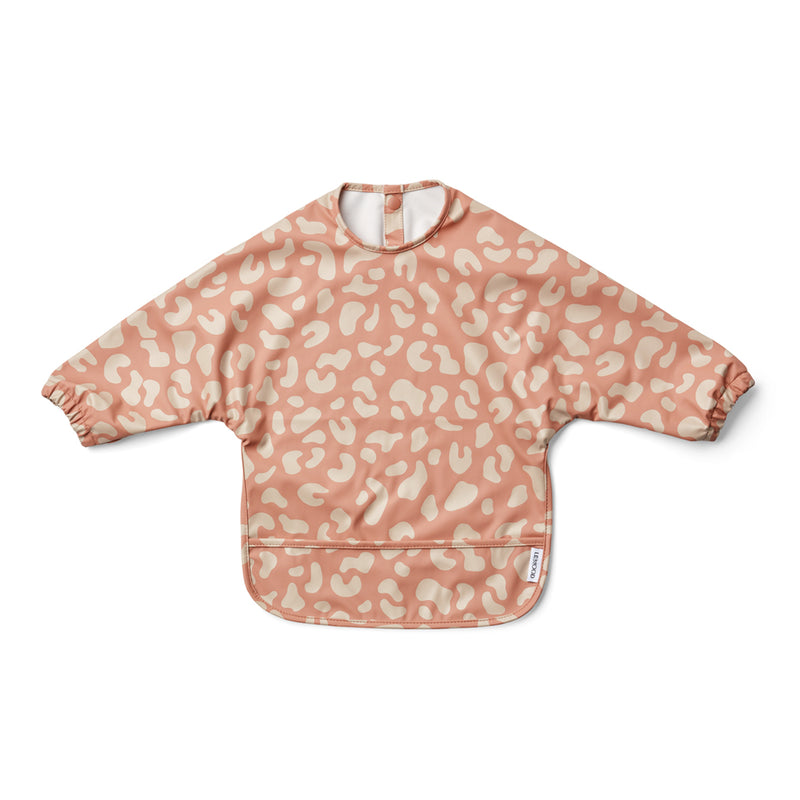 Liewood Kinder Latz mit Ärmeln Merle Mega leo / Tuscany rose bei Yay Kids