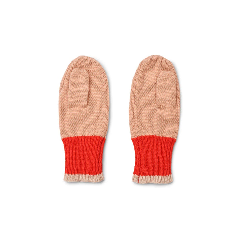 Liewood Kinder Strickhandschuhe Millie Mittens Tuscany rose multi mix bei Yay Kids
