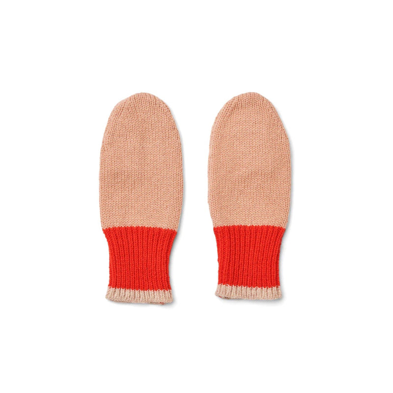 Liewood Kinder Strickhandschuhe Millie Mittens Tuscany rose multi mix bei Yay Kids