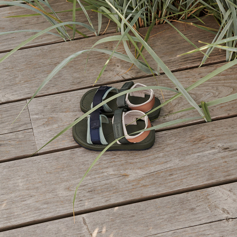 Liewood Kinder Sandalen Monty Hunter green multi mix bei Yay Kids