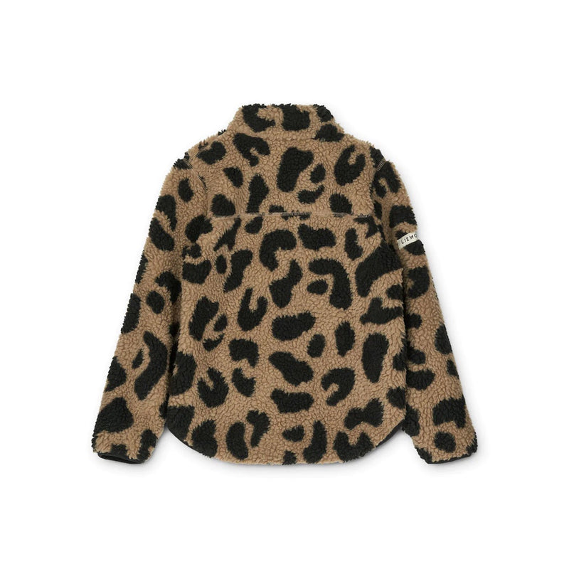 Liewood Kinder Fleece Jacke Nolan Mega leo / Oat mix bei Yay Kids