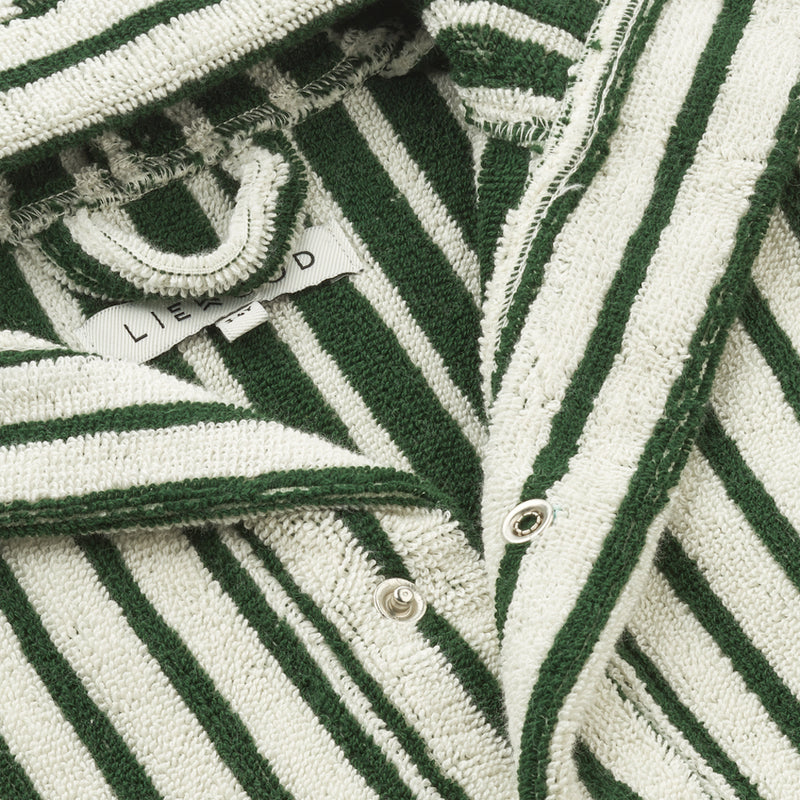 Liewood Kinder Bademantel Rollo Garden Green/Creme de la Creme bei Yay Kids
