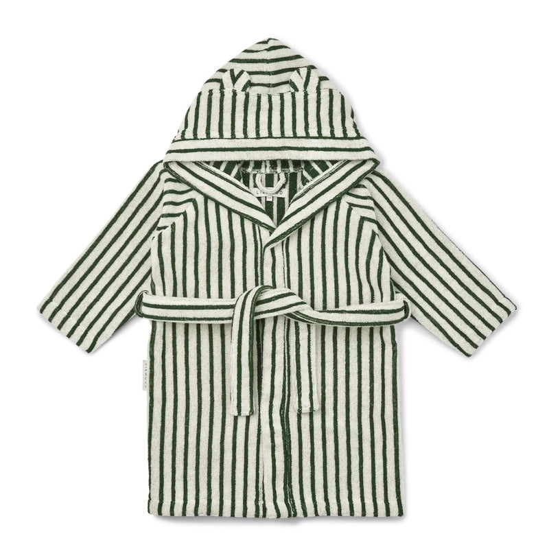 Liewood Kinder Bademantel Rollo Garden Green/Creme de la Creme bei Yay Kids