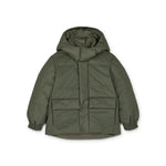 Liewood Kinder Daunenjacke Paloma Hunter green multi mix bei Yay Kids
