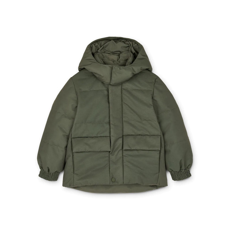 Liewood Kinder Daunenjacke Paloma Hunter green multi mix bei Yay Kids