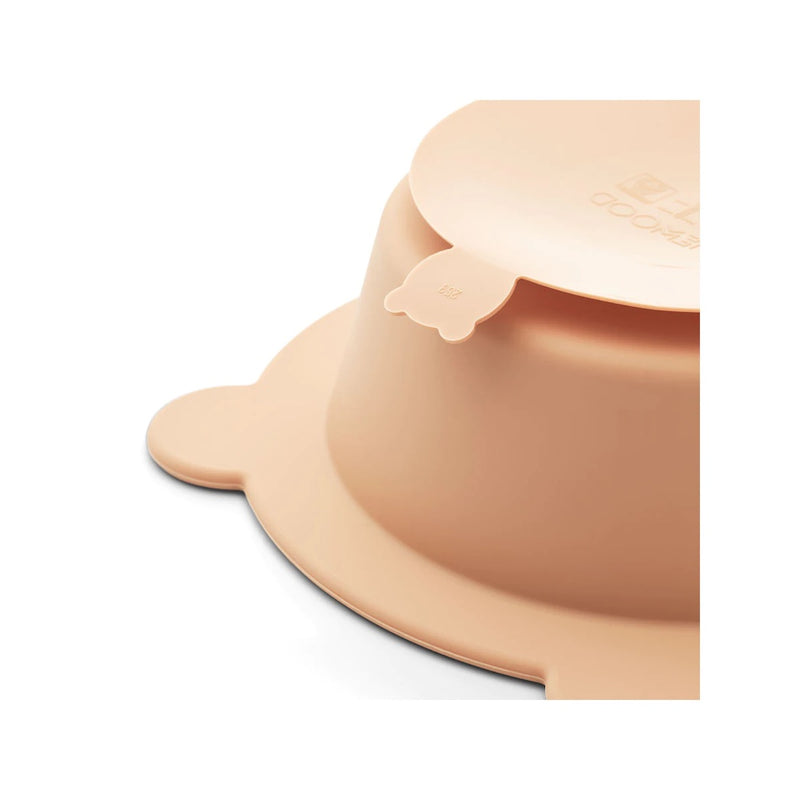 Liewood Silikon Bärenschüsseln Peony mit Saugnapf Mustard / tuscany rose mix bei Yay Kids