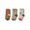 Liewood Kinder Socken 3 Pack Silas Little dragon / Dark sandy mix bei Yay Kids