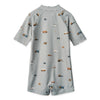 Liewood Kinder UV Jumpsuit Max Vehicles Dove Blue bei Yay Kids