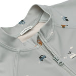 Liewood Kinder UV Jumpsuit Max Vehicles Dove Blue bei Yay Kids