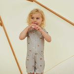 Liewood Kinder UV Jumpsuit Max Vehicles Dove Blue bei Yay Kids