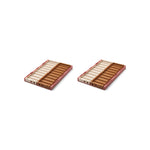 Liewood 2er Set Aufbewahrungsboxen Weston M Dusty raspberry multi mix bei Yay Kids