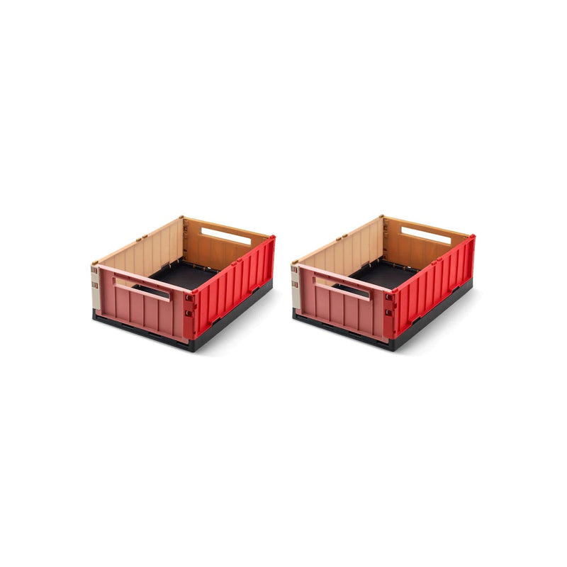 Liewood 2er Set Aufbewahrungsboxen Weston M Multi mix bei Yay Kids