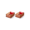 Liewood 2er Set Aufbewahrungsboxen Weston S Dusty raspberry multi mix bei Yay Kids