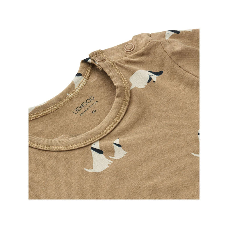 Liewood Langarm Baby Body Yanni 2 Pack Dog / Oat mix bei Yay Kids