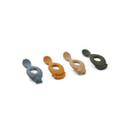 Silicone Spoon 4 Pack Liva Safari blue multi mix