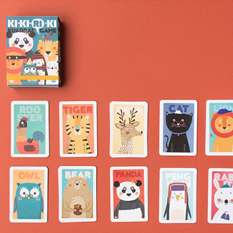 Londji Kinder Kartenspiel Quadrat mit Tiermotiven bei Yay Kids