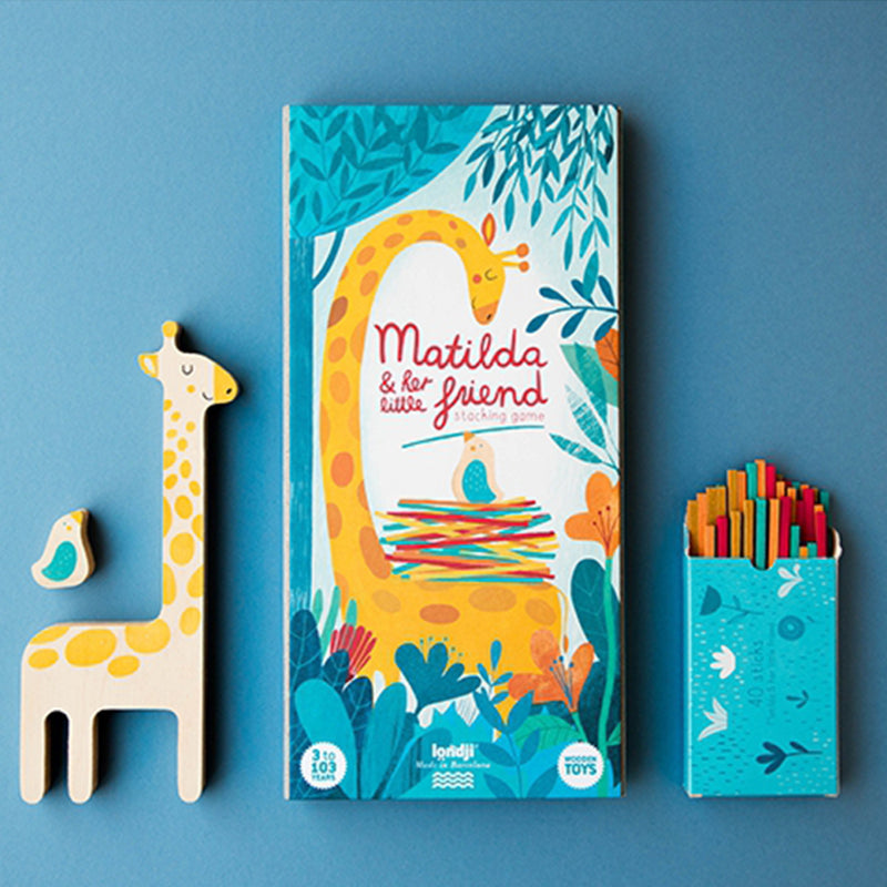 Londji Kinder Stapelspiel Giraffe & friend bei Yay Kids