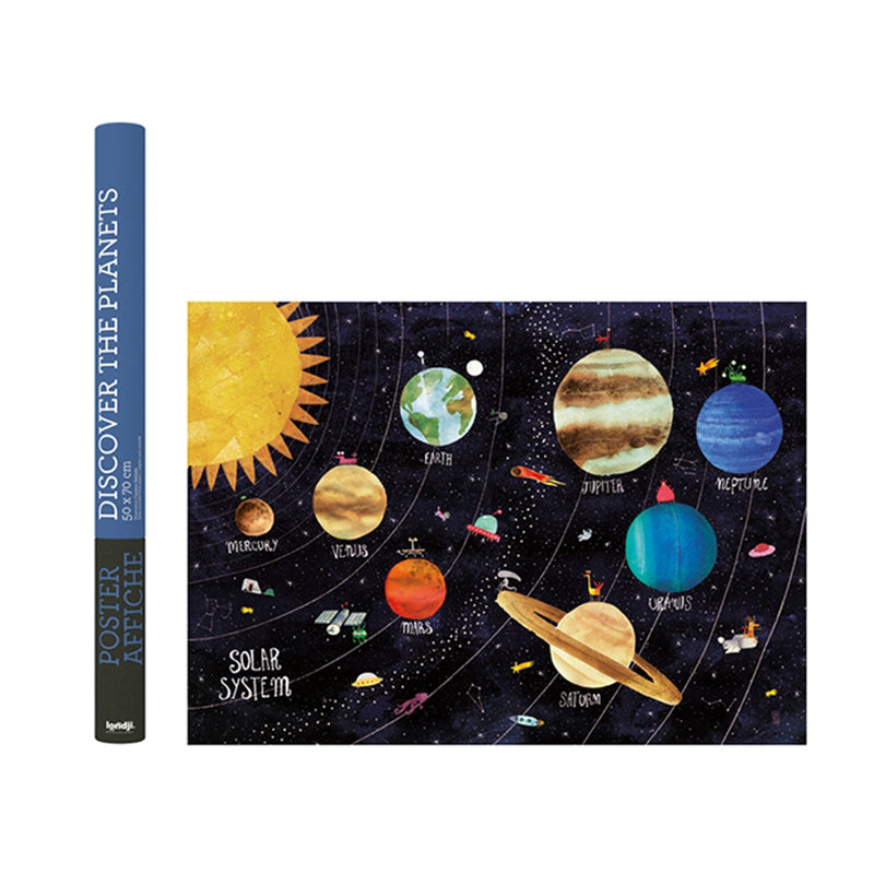 Londji Poster Discover the Planets bei Yay Kids