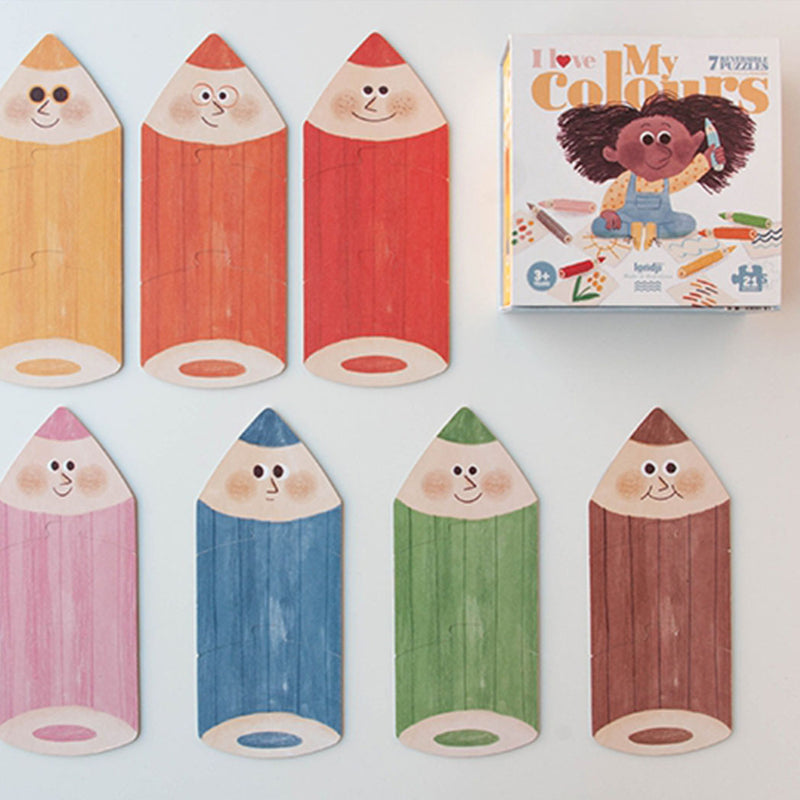 Londji Puzzle I love my colors bei Yay Kids