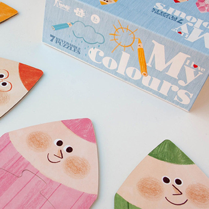 Londji Kinder Puzzle I love my colors bei Yay Kids