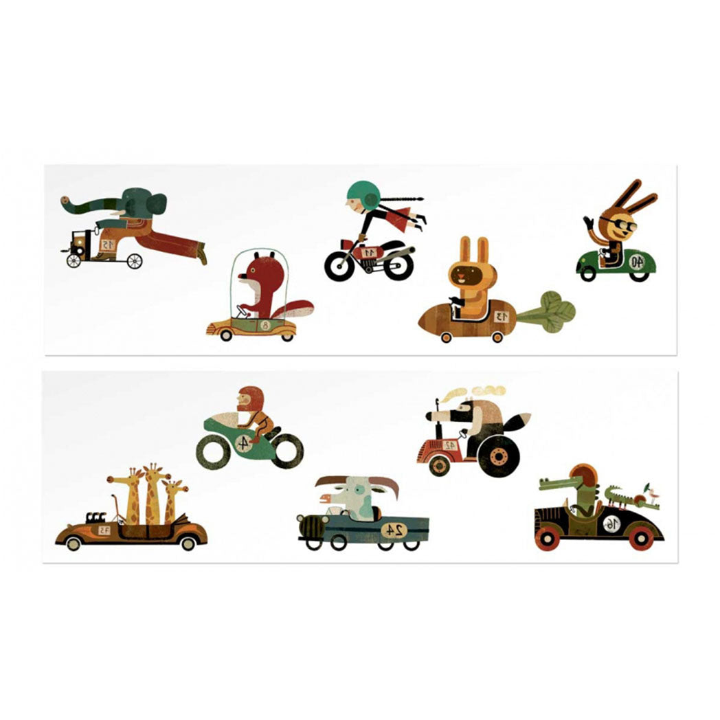 Londji Kinder Tattoos Rennfahrzeug bei Yay Kids