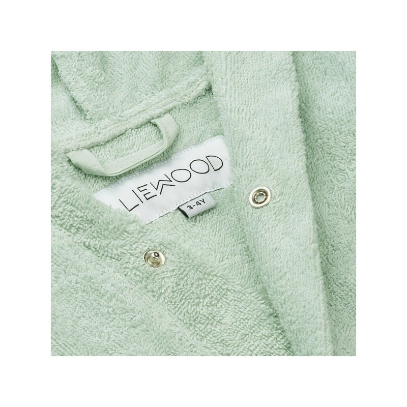 Liewood Kinder Bademantel Luah Dusty mint bei Yay Kids