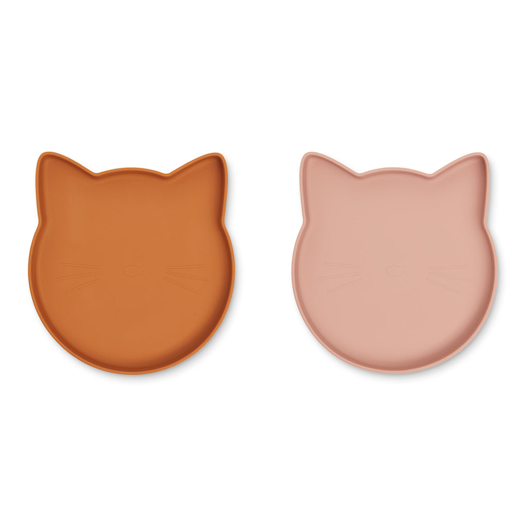 Liewood Silikon Teller Marty 2-Pack Mustard bei Yay Kids