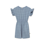 My Little Cozmo Mädchen Kleid Carmen Hellblau kariert bei Yay Kids