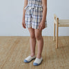 My Little Cozmo Kinder Turnschuhe Harlow Ecru mit Blau bei Yay Kids