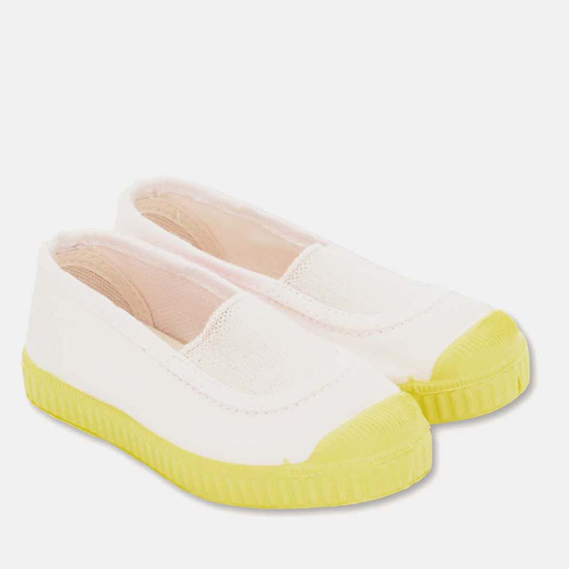 My Little Cozmo Kinder Turnschuhe Briar Rosa mit Gelb bei Yay Kids