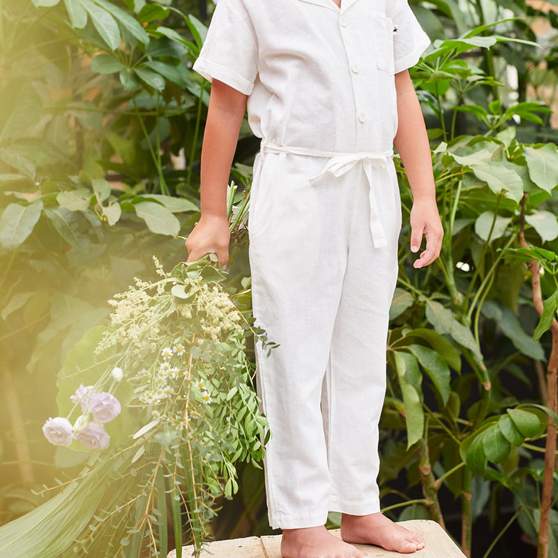 My Little Cozmo Kinder Leinen Overall bei Yay Kids