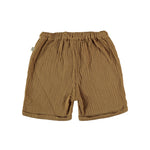 My Little Cozmo Kinder Musselin Shorts Peanut hinten bei Yay Kids