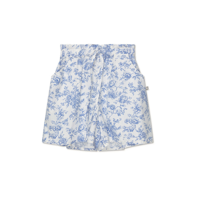 My Little Cozmo Frauen Shorts Magnolia Blumen blau bei Yay Kids