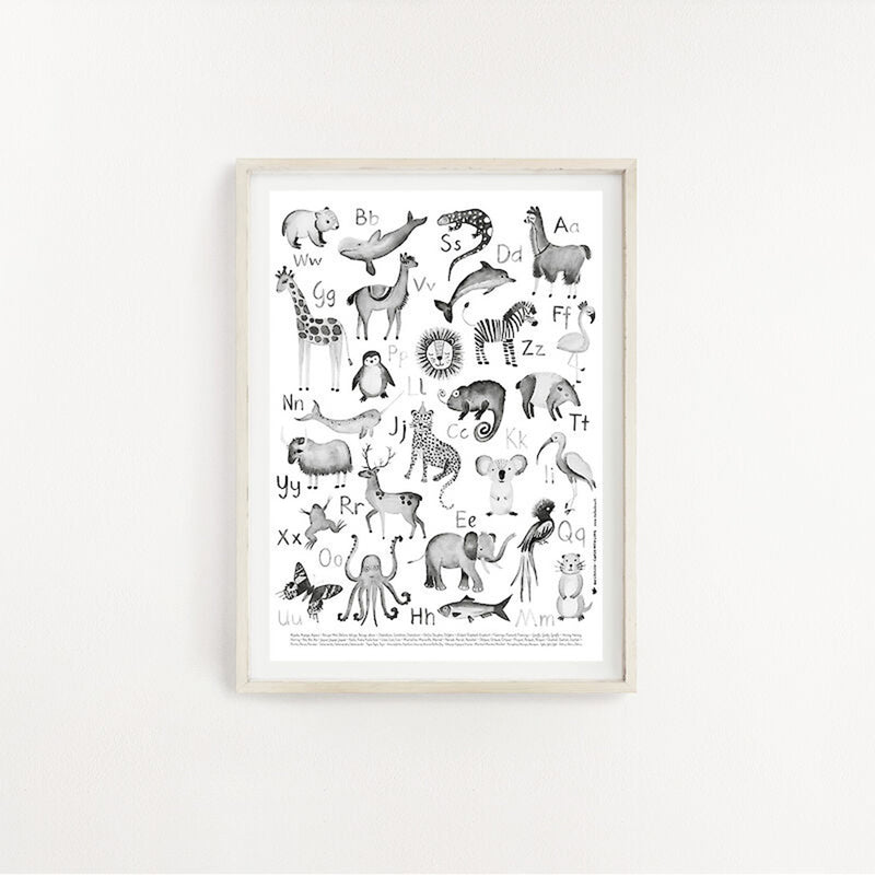 Ma'Loulou Kinder Poster A4 ABC bei Yay Kids