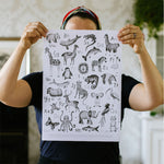 Ma'Loulou Kinder Poster A3 ABC Tiere bei Yay Kids