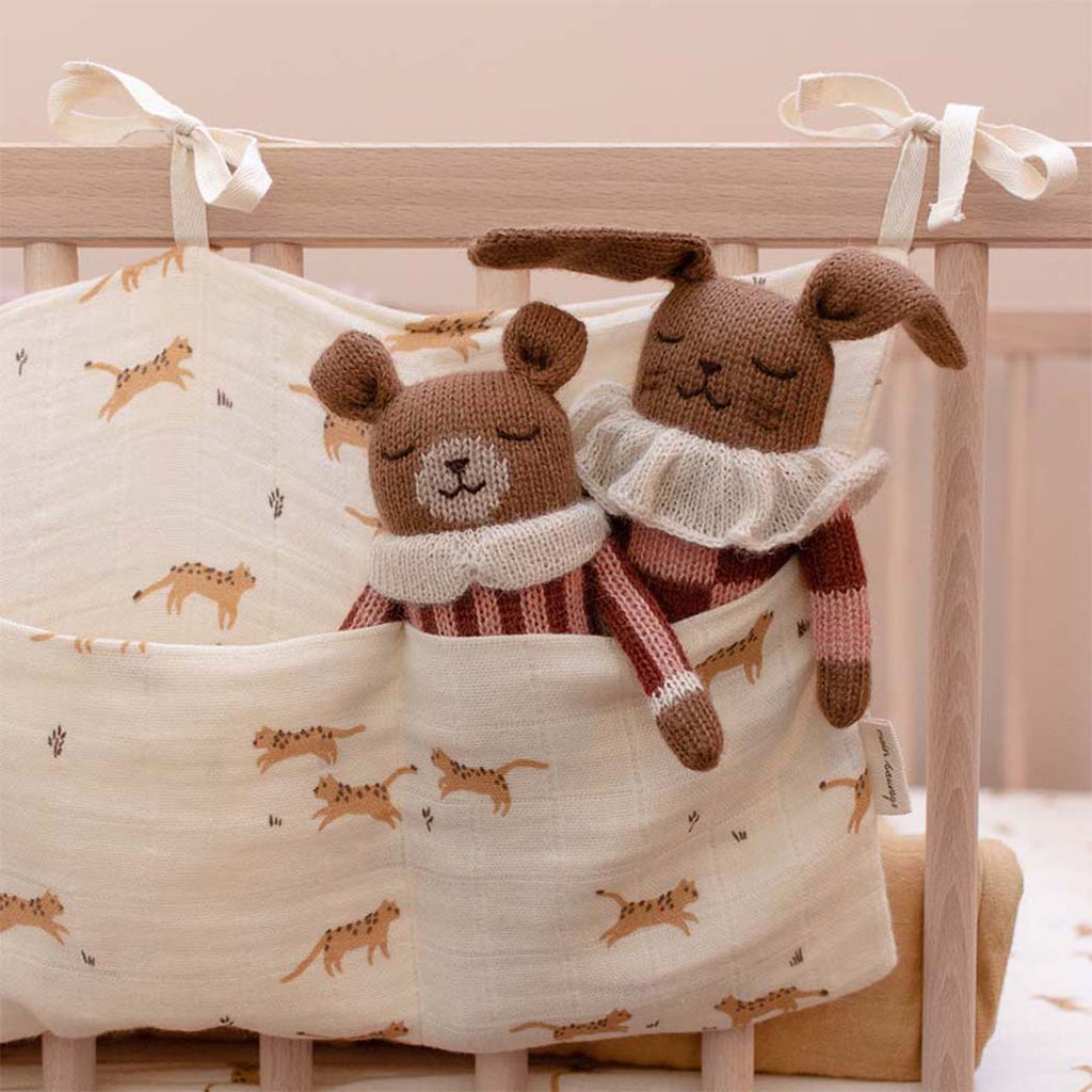 Main Sauvage Bett Organiser Bay Leaves Beige bei Yay Kids