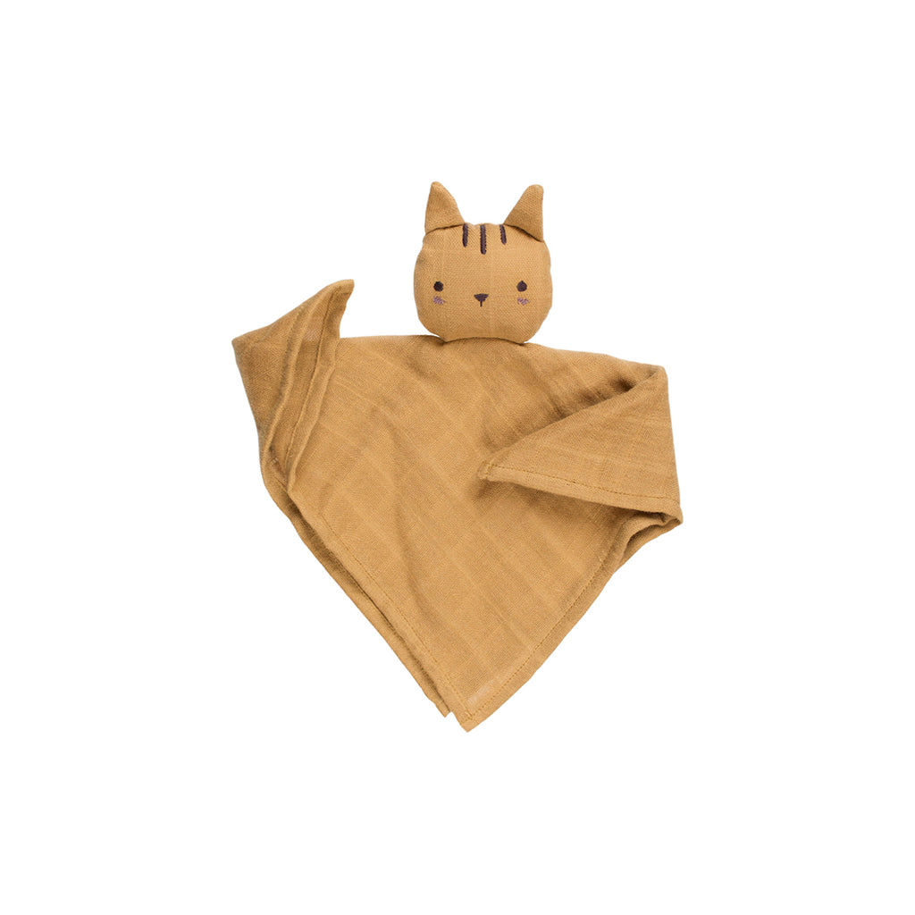 Main Sauvage Kuscheltuch Tiger Senfgelb bei Yay Kids