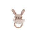 Beissring gestrickt Hase Sand