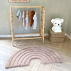 Maison Deux Rainbow Rug Rose Dust Kinderzimmer Teppich bei Yay Kids